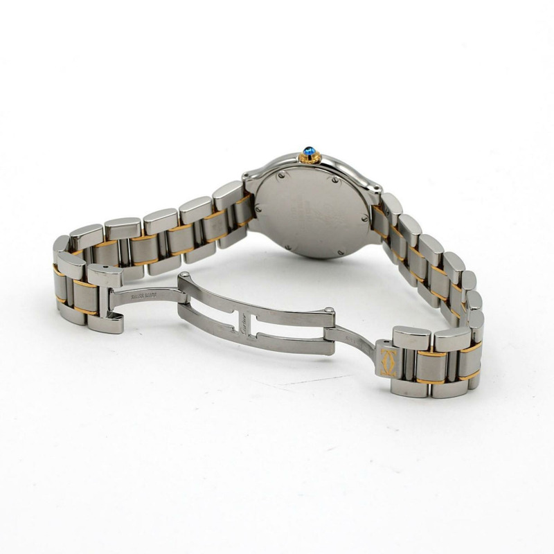 卡地亞 Must 21 SM 雙色 W10073R6 SSxYG 石英錶-6