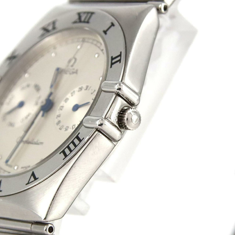 歐米茄星座系列星期日曆型1520.30不鏽鋼石英錶-3