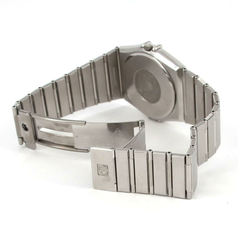 歐米茄星座系列星期日曆型1520.30不鏽鋼石英錶-5