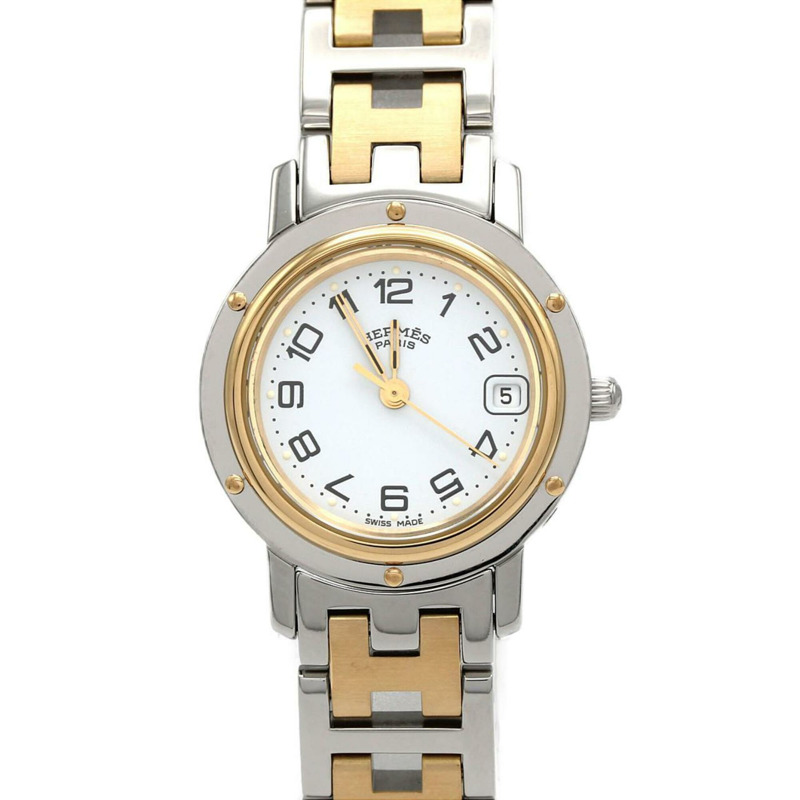 愛馬仕 Clipper Combination CL4.220 SSxGP 石英錶-0