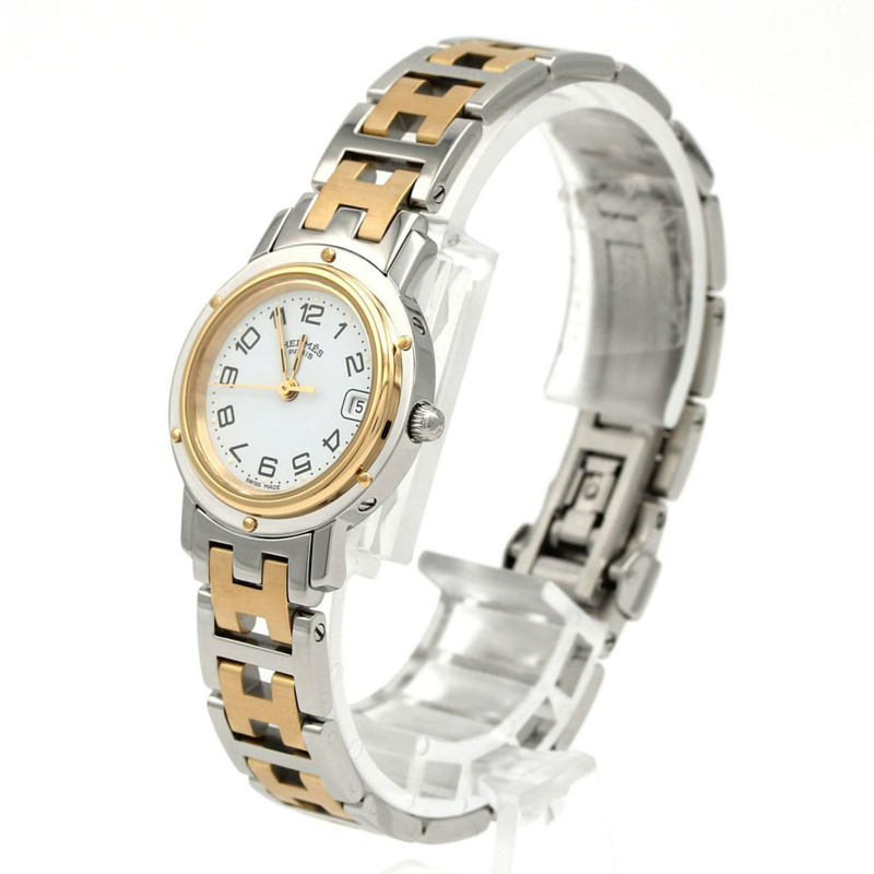 愛馬仕 Clipper Combination CL4.220 SSxGP 石英錶-1