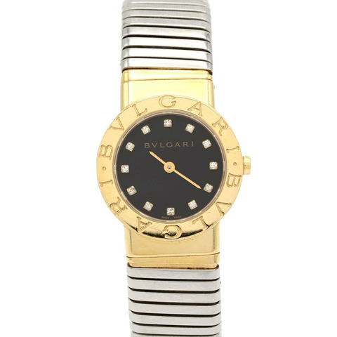 寶格麗 Tubogas YG 12P 大號 BB262TG BB262TSY 12.2 石英錶