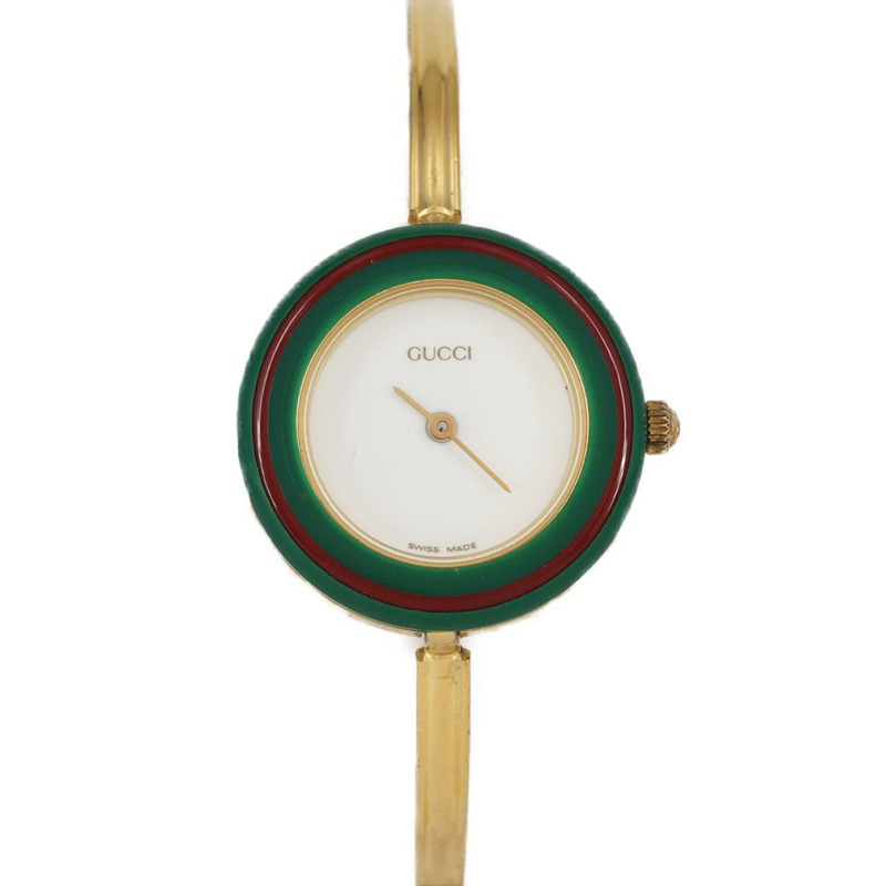 Gucci Change Ring GP,M碼,11 12.2 GP石英錶-0