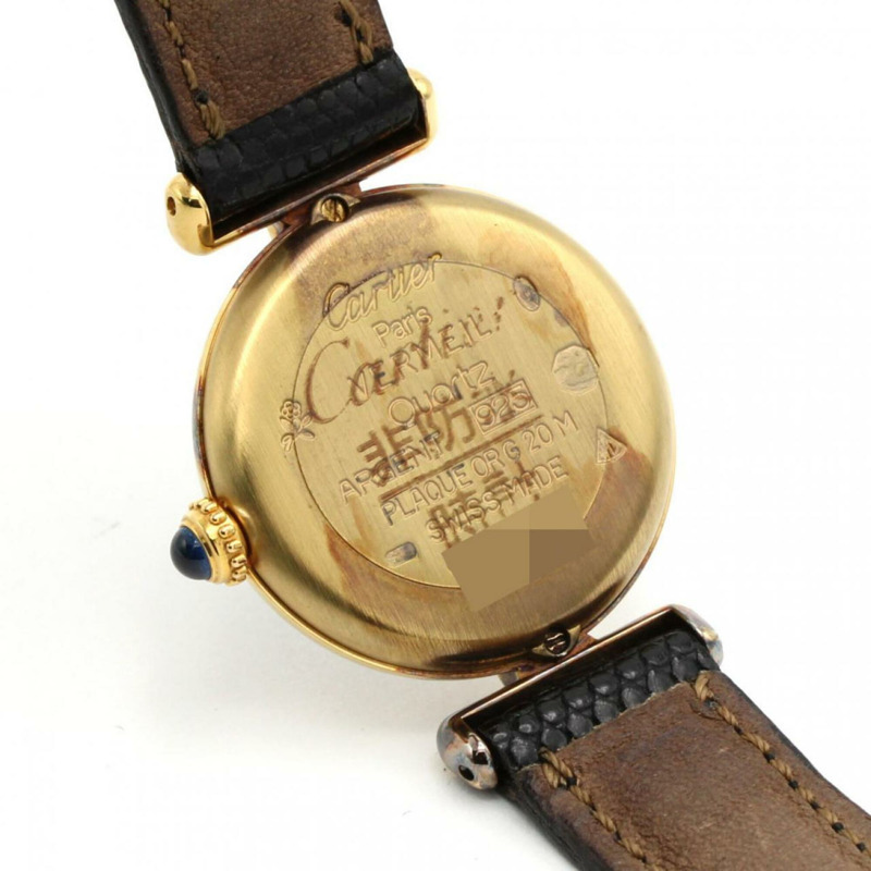 卡地亞 Must Colisée SM GP 石英腕錶-4