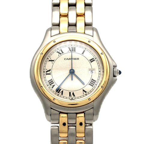 卡地亞 Panthère Cougar LM 2ROW W35006B6 SSxYG 石英錶