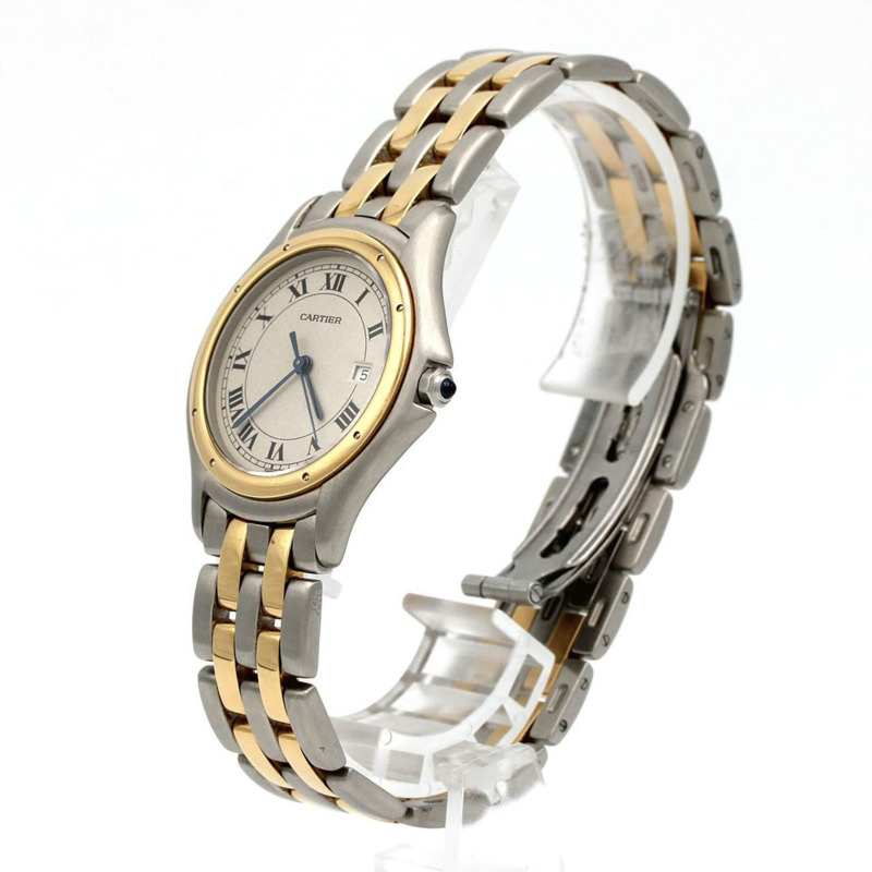 卡地亞 Panthère Cougar LM 2ROW W35006B6 SSxYG 石英錶-1