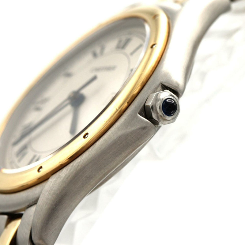 卡地亞 Panthère Cougar LM 2ROW W35006B6 SSxYG 石英錶-2