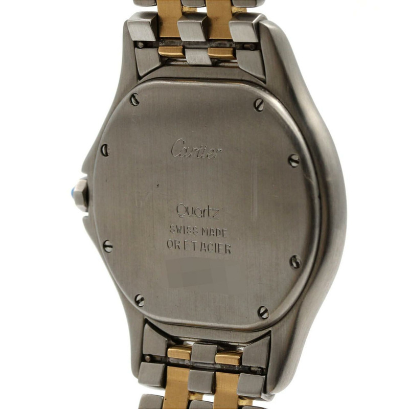 卡地亞 Panthère Cougar LM 2ROW W35006B6 SSxYG 石英錶-4