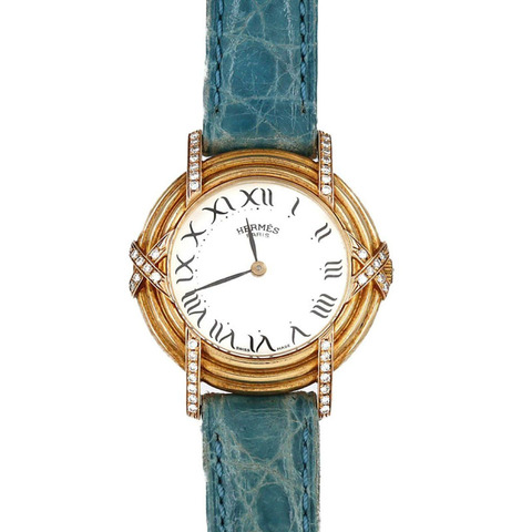 愛馬仕 Ruban YGxPG 14P Lug D 石英錶