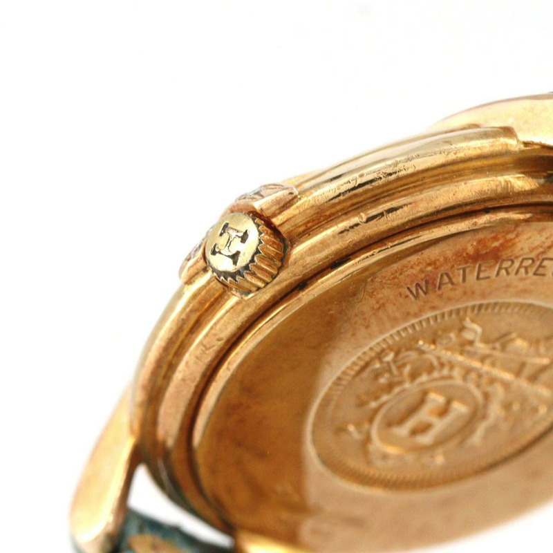 愛馬仕 Ruban YGxPG 14P Lug D 石英錶-2