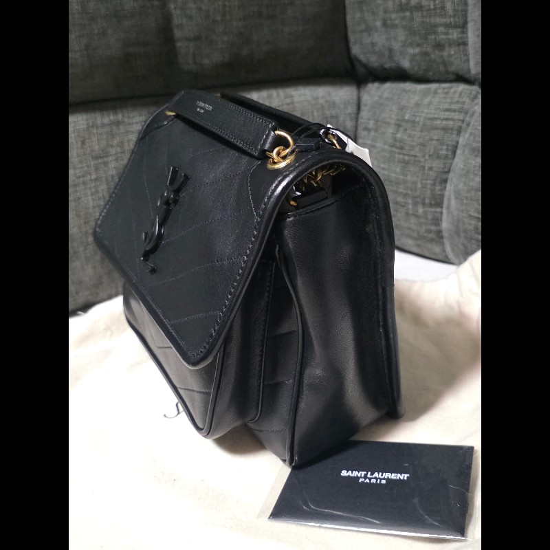 [全新] Saint Laurent YSL baby niki 羊皮 黑色-1