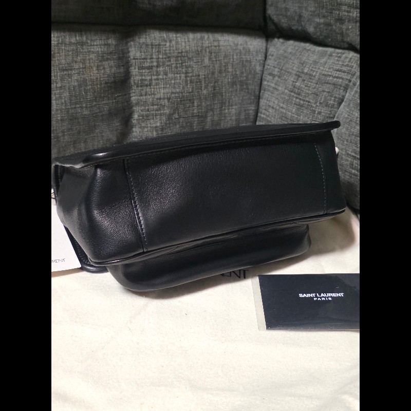 [全新] Saint Laurent YSL baby niki 羊皮 黑色-3