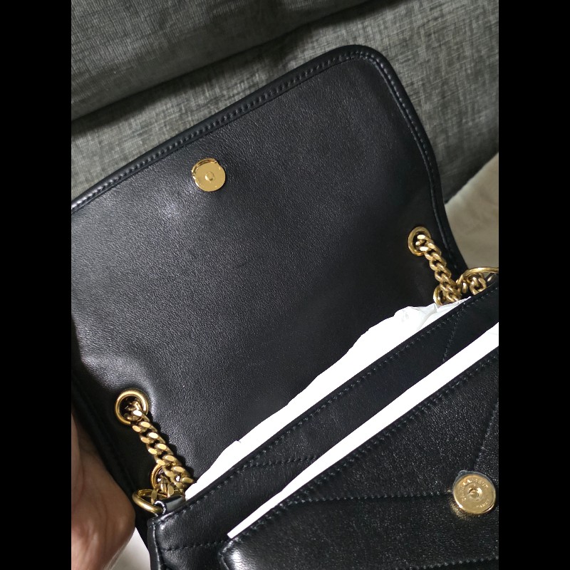 [全新] Saint Laurent YSL baby niki 羊皮 黑色-5