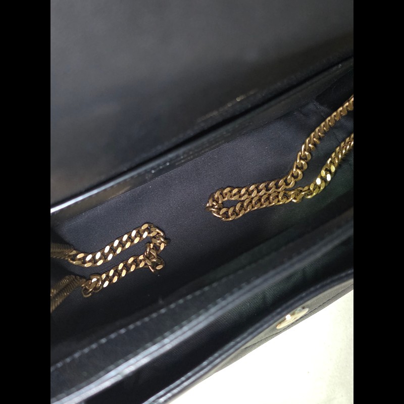[全新] Saint Laurent YSL baby niki 羊皮 黑色-6