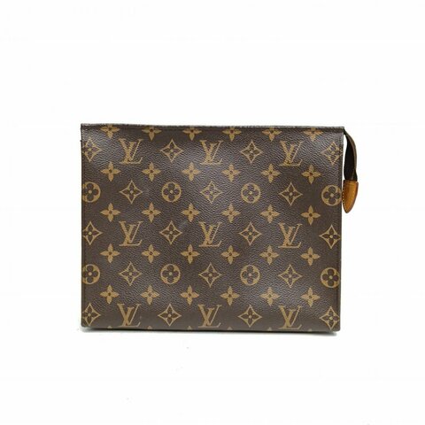 LOUIS VUITTON LOUISVUITTONPocheToilette26號洗漱包老花PVC2015肩背包
