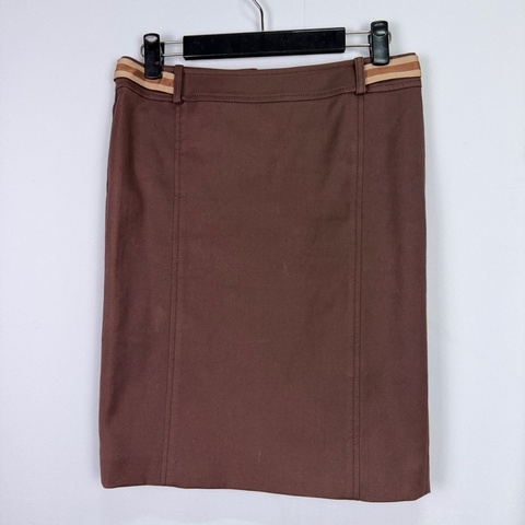 莉亞精品♡ Gucci 咖色西裝裙 #40