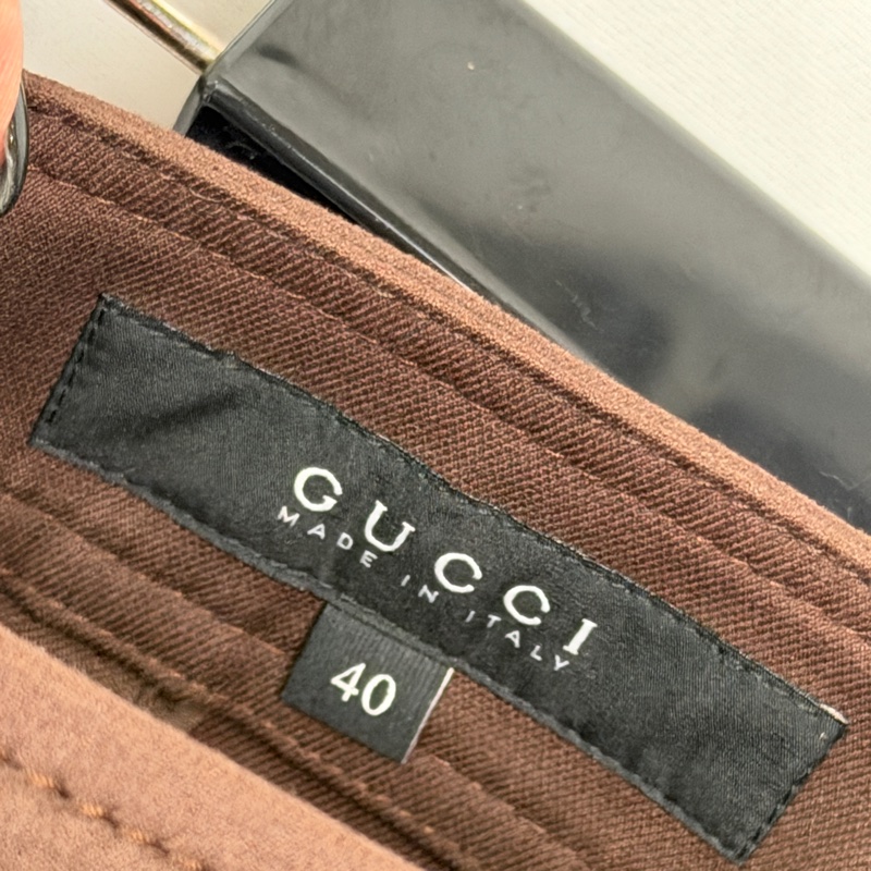 莉亞精品♡ Gucci 咖色西裝裙 #40 二手-2