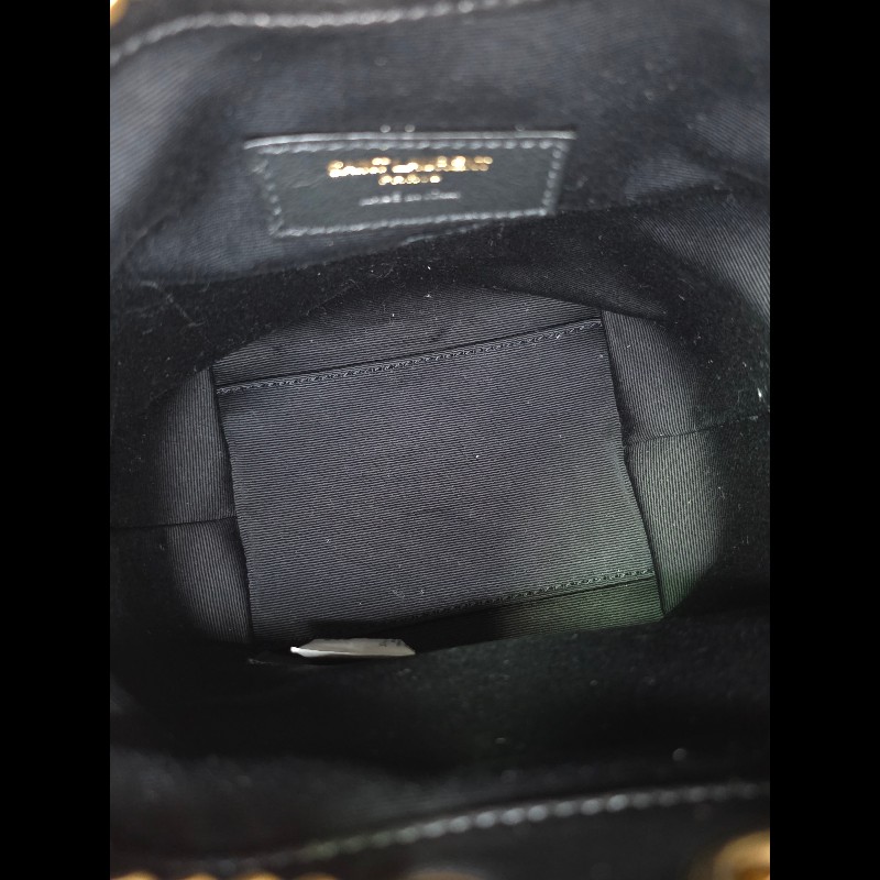 [全新] Saint Laurent YSL mini Joe 水桶包 黑金-4