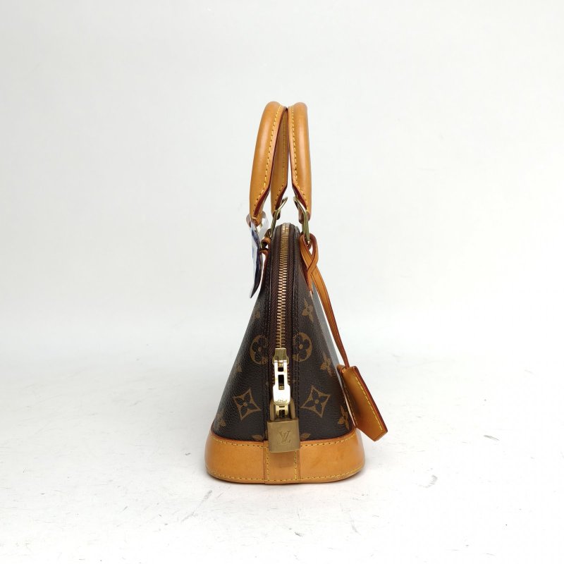 LOUIS VUITTON LOUISVUITTONALMA貝殼包BB老花PVC2017肩背包-3