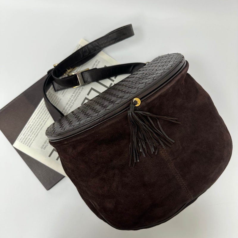 【赫蒂國際精品】Bottega Veneta寶緹嘉 棕色手袋 vintage-1