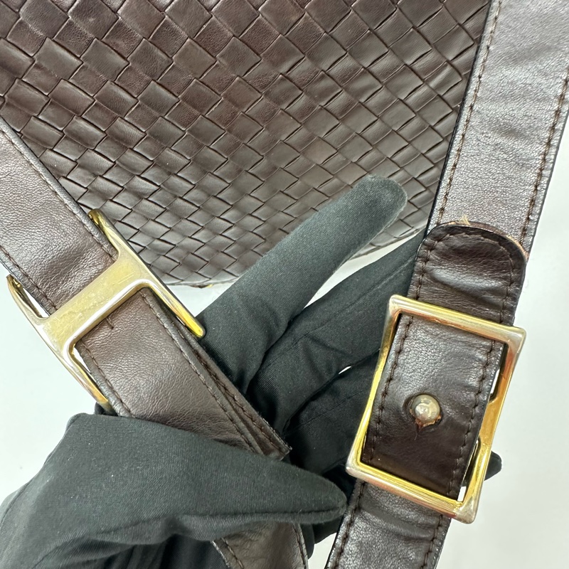 【赫蒂國際精品】Bottega Veneta寶緹嘉 棕色手袋 vintage-10