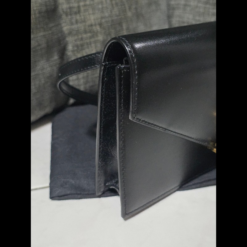 [全新] Saint Laurent YSL 黑色 信封包-3