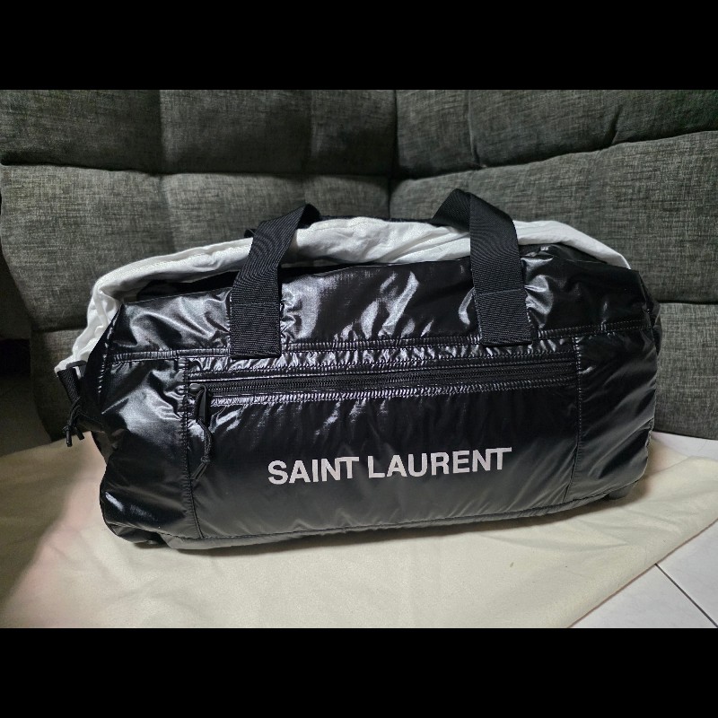 [全新] Saint Laurent YSL 尼龍旅行袋-0