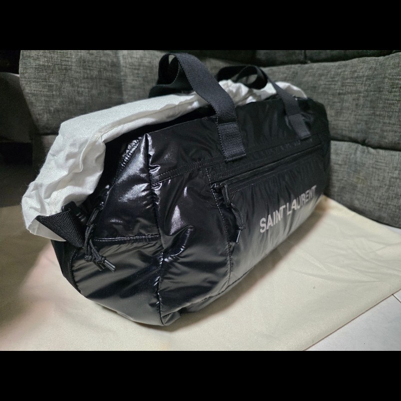 [全新] Saint Laurent YSL 尼龍旅行袋-1