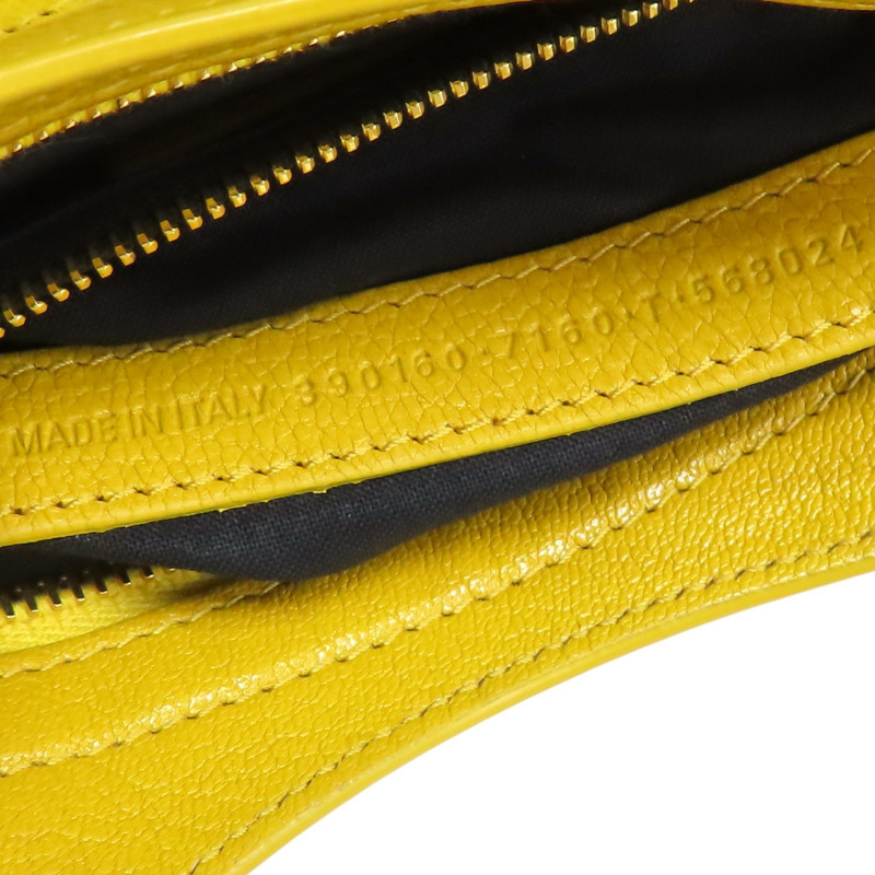 黃色牛皮 Metallic Edge Mini City 兩用包【BALENCIAGA 巴黎世家】 390160-8