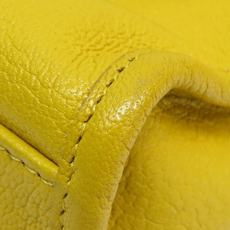 黃色牛皮 Metallic Edge Mini City 兩用包【BALENCIAGA 巴黎世家】 390160-13