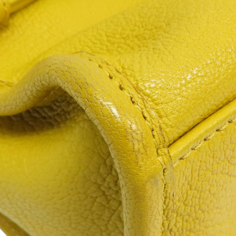 黃色牛皮 Metallic Edge Mini City 兩用包【BALENCIAGA 巴黎世家】 390160-14