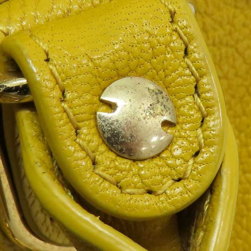 黃色牛皮 Metallic Edge Mini City 兩用包【BALENCIAGA 巴黎世家】 390160-18