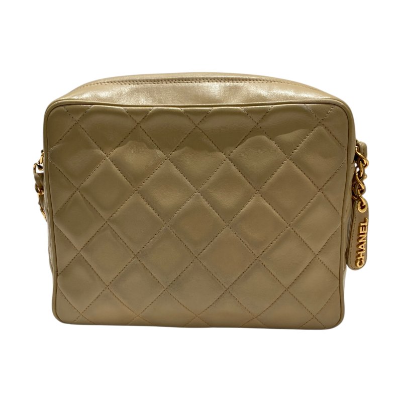 CHANEL 香奈兒 相機包 奶茶色-1