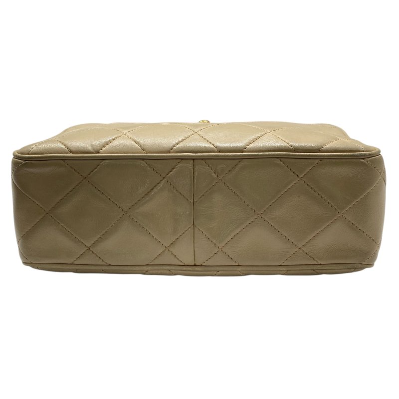 CHANEL 香奈兒 相機包 奶茶色-5