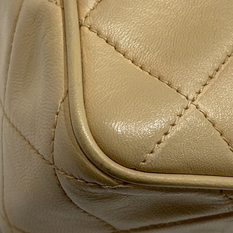 CHANEL 香奈兒 相機包 奶茶色-6