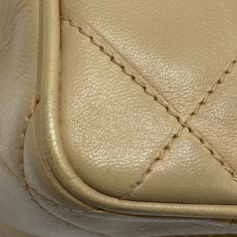 CHANEL 香奈兒 相機包 奶茶色-7