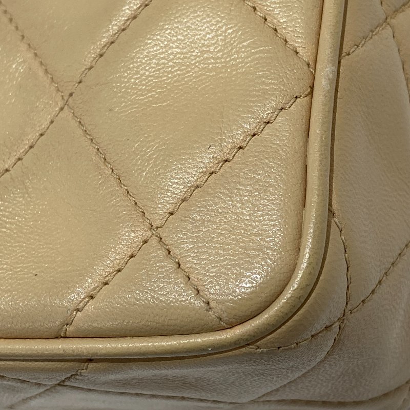 CHANEL 香奈兒 相機包 奶茶色-9