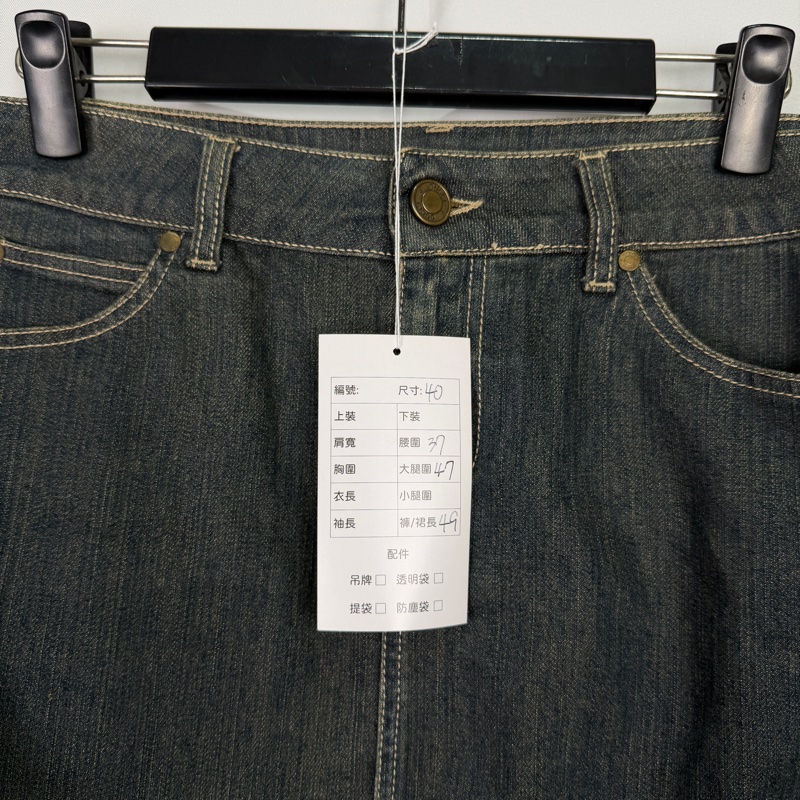 莉亞精品♡  Gucci牛仔短裙深藍 40 二手-4