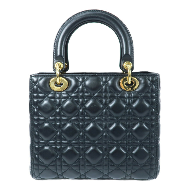 Dior 羊皮皮革Lady Dior手挽肩背兩用袋-1