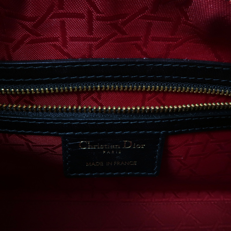 Dior 羊皮皮革Lady Dior手挽肩背兩用袋-6