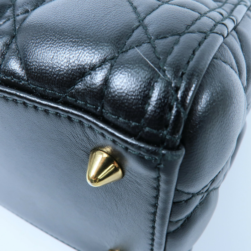 Dior 羊皮皮革Lady Dior手挽肩背兩用袋-17