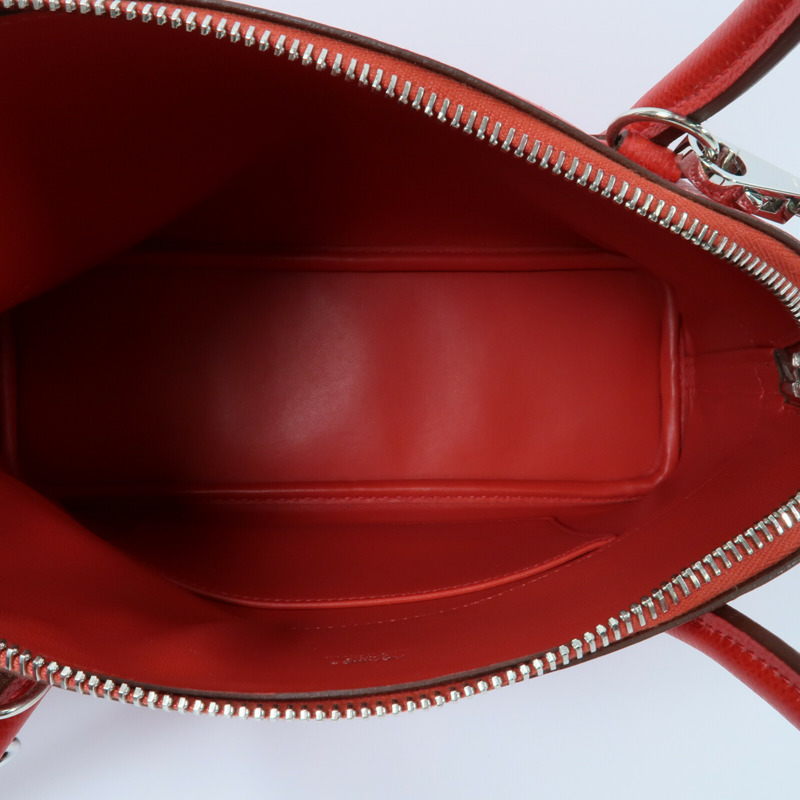HERMES Epsom皮革Bolide 27手挽肩背兩用袋Rouge-5