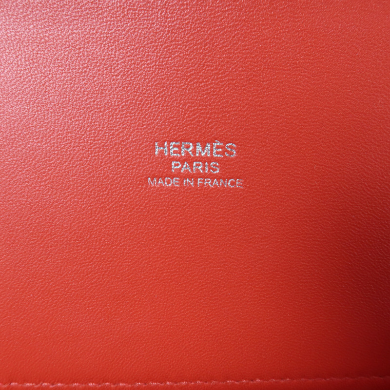 HERMES Epsom皮革Bolide 27手挽肩背兩用袋Rouge-6