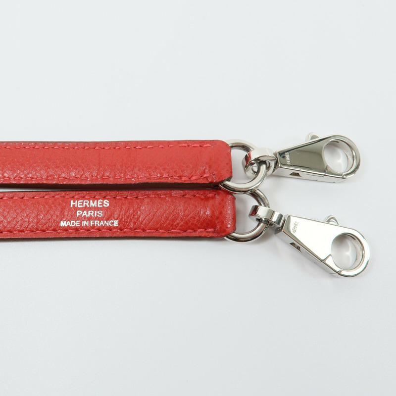 HERMES Epsom皮革Bolide 27手挽肩背兩用袋Rouge-9