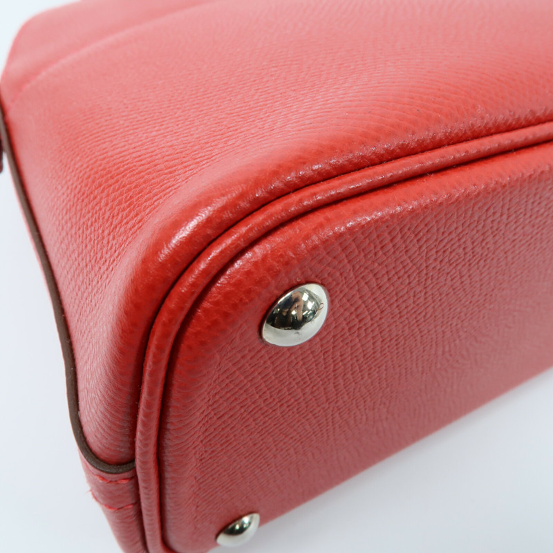 HERMES Epsom皮革Bolide 27手挽肩背兩用袋Rouge-12