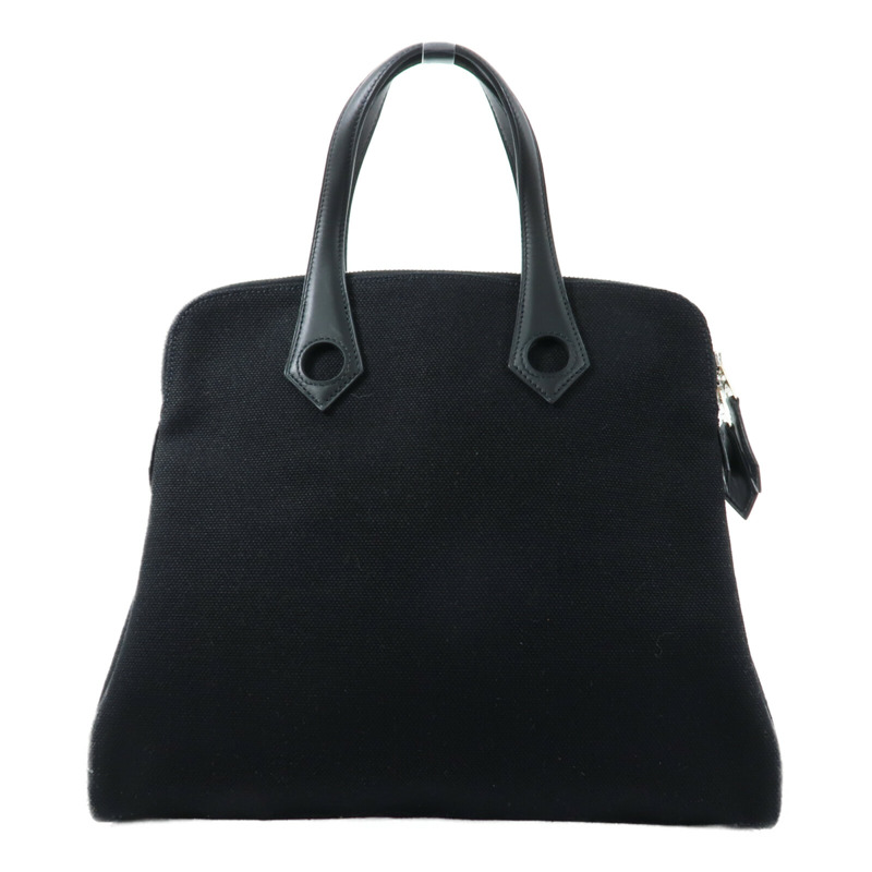 HERMES 帆布Sac Ybou PM手挽袋Noir-1