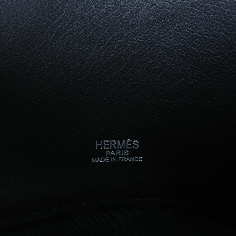 HERMES 帆布Sac Ybou PM手挽袋Noir-5