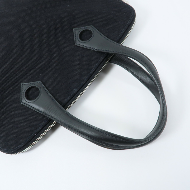 HERMES 帆布Sac Ybou PM手挽袋Noir-7