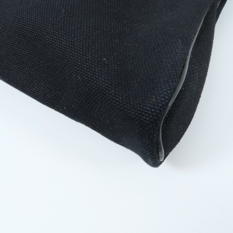 HERMES 帆布Sac Ybou PM手挽袋Noir-11