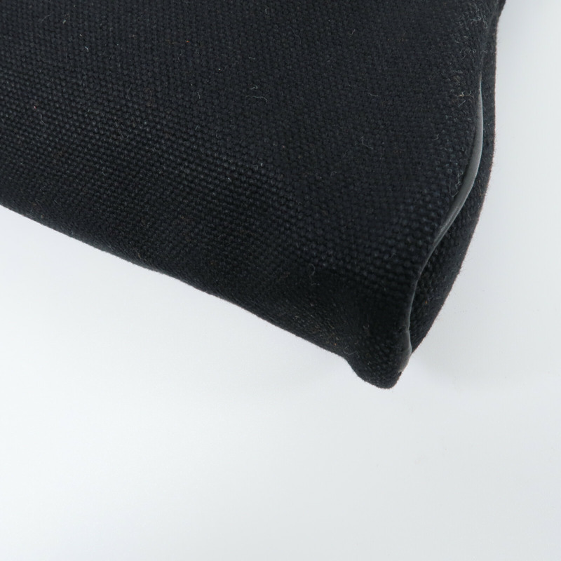 HERMES 帆布Sac Ybou PM手挽袋Noir-13